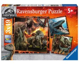 Ravensburger: Puzzle 3x49el. - Jurajski Świat Ravensburger