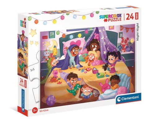 Clementoni - Puzzle 24el. Maxi Nighty Night Clementoni