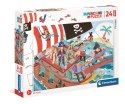 Clementoni - Puzzle 24el. Maxi Pirates Clementoni