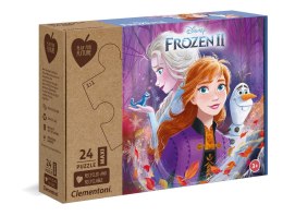 Clementoni: Puzzle 24el. Maxi Play For Future Frozen 2 Clementoni