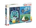 Clementoni: Puzzle 3 X 48el. Super Kolor Fantastic Friends Clementoni