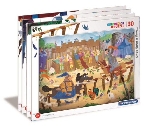 Clementoni: Puzzle Ramkowe 30el. - Once Upon A Time Clementoni