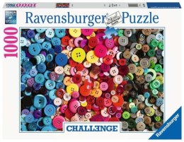 Ravensburger: Puzzle 1000el. - Challenge. Kolorowe guziki Ravensburger