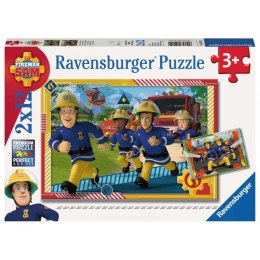 Ravensburger: Puzzle 2w1 - Strażak Sam i jego drużyna Ravensburger