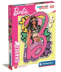 Clementoni: Puzzle 60el. - Shape Barbie Clementoni