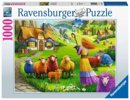 Ravensburger - Puzzle 2D 1000 elementów: Kolorowa wełna Ravensburger