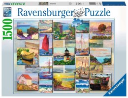 Ravensburger - Puzzle 2D 1500 elementów: Kolaż wybrzeża Ravensburger
