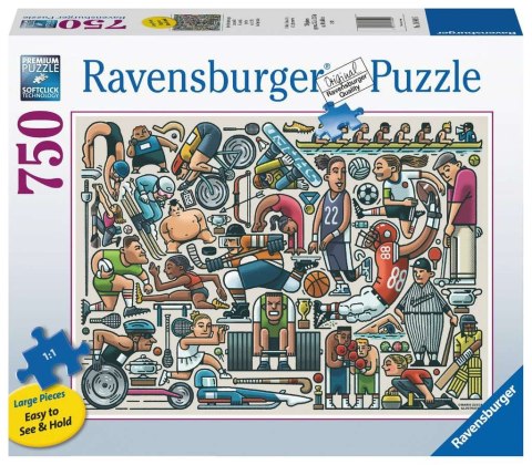 Ravensburger - Puzzle 2D Duży Format: Piękne podwórko 750 elementów Ravensburger