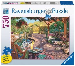 Ravensburger - Puzzle 2D Duży Format: Piękne podwórko 750 elementów Ravensburger