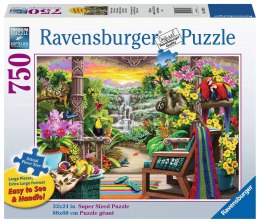 Ravensburger - Puzzle 2D Duży Format: Tropikalne zacisze 750 elementów Ravensburger