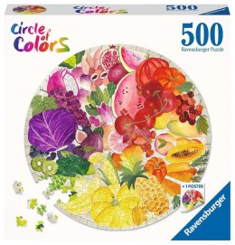 Ravensburger - Puzzle 2D: Paleta kolorów. Owoce i warzywa 500 elementów Ravensburger