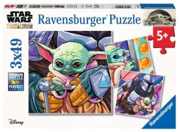 Ravensburger: Puzzle 3x49el. - Mandalorian Ravensburger