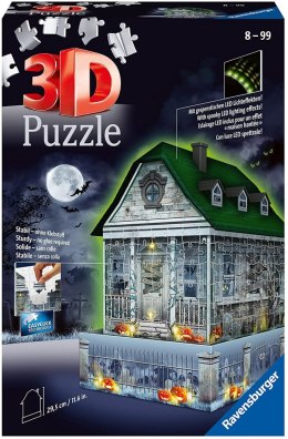 Ravensburger: Puzzle 3D - Nawiedzony dom świecący w ciemności 216 el Ravensburger