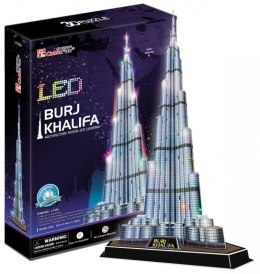 Puzzle 3D Burj Khalifa (Światło) Cubic Fun