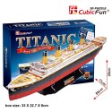 Puzzle 3D Titanic Duży Cubic Fun