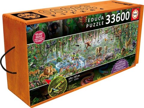 Puzzle 33600 elementów, Wild Life Educa
