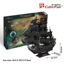 Puzzle 3D Duży zestaw okręt piracki Zemsta Królow Cubic Fun