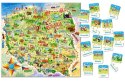 Puzzle Edukacyjna mapa Polski Castor