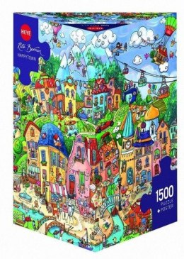Puzzle Szczęśliwe miasto 1500 elementów Heye