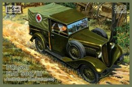 Polski Fiat 508/III ambulans Ibg