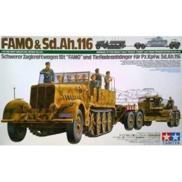 Model plastikowy FAMO with Tank Transporter Tamiya
