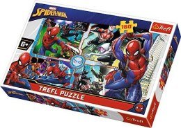 Puzzle 160 elementów Spider-Man na ratunek Trefl