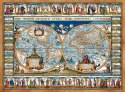 Puzzle 2000 elemenrów - Mapa Świata, 1693 Castor