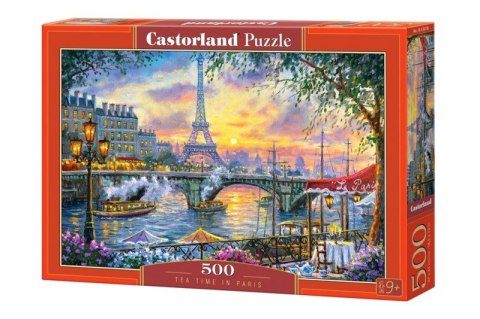 Puzzle 500 elementów - Czas na herbatę w Paryżu Castor