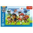 Puzzle 60 elementów - Psi Patrol, Gotowi do akcji Trefl