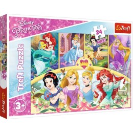 Puzzle 24 elementy Maxi - Księżniczki Disneya, Magia wspomnień Trefl