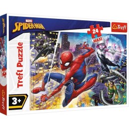 Puzzle 24 elementy Maxi - Nieustraszony Spider-Man Trefl
