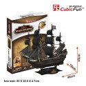 Puzzle 3D Okręt piracki - Zemsta królowej Anny Cubic Fun