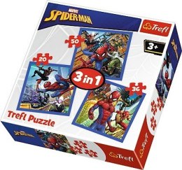 Puzzle 3w1 Spider-Man - Pajęcza siła Trefl