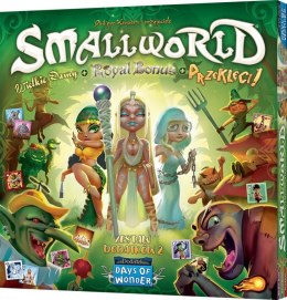 Gra Small World: Zestaw dodatków 2 - Wielkie damy + Royal Bonus + Przeklęci! Rebel