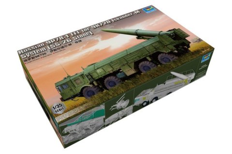 Model plastikowy rosyjski 9P78-1 TEL do systemu 9K720 Iskander-M Trumpeter