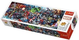 Puzzle 1000 elementów Panorama Marvel The Avengers Trefl