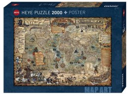 Puzzle 2000 elementów - Świat piratów Heye