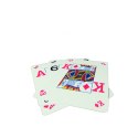 Karty poker Texas PC PEEK czerwone Cartamundi