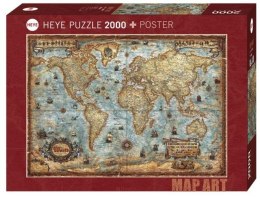 Puzzle 2000 elementów Świat Heye
