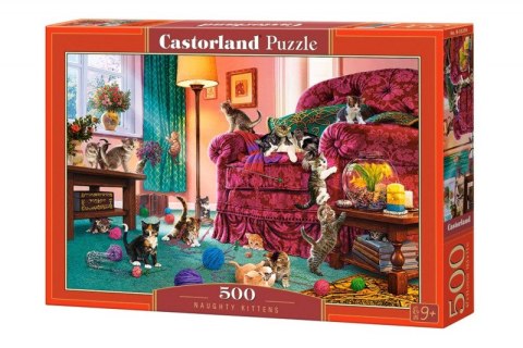 Puzzle 500 elementów - Niegrzeczne kocięta Castor