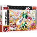 Puzzle 100 elementów Minnie w salonie kosmetycznym Trefl