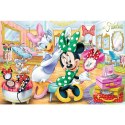 Puzzle 100 elementów Minnie w salonie kosmetycznym Trefl