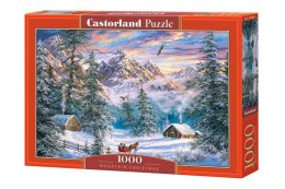 Puzzle 1000 elementów Zima w górach Castor