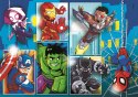 Puzzle 2 x 20 elementów Super Kolor Marvel Superbohaterowie Clementoni