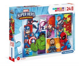 Puzzle 24 elementów Maxi Superhero Clementoni