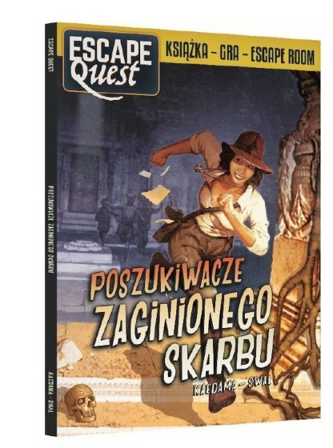 Książka Gra Escape Quest Poszukiwacze zaginionego skarbu Egmont