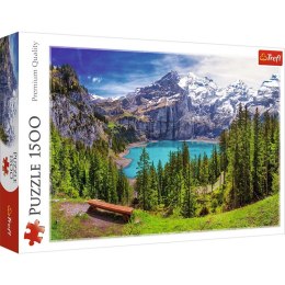 Puzzle 1500 elementów Jezioro Oeschinen, Alpy Trefl