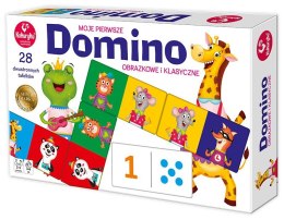 Gra Domino obrazkowe i klasyczne Kukuryku Promatek