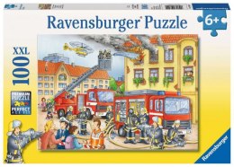 Puzzle 100 elementów XXL Straż pożarna Ravensburger Polska