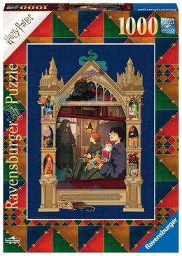 Puzzle 1000 elementów Harry Potter Pociąg do Hogwartu Ravensburger Polska